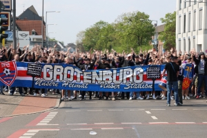 KFC Uerdingen Fans Ultras Marsch 23.04.2022