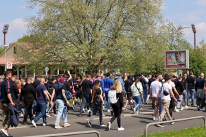 KFC Uerdingen Fans Ultras Marsch 23.04.2022