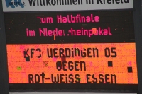 Anzeigentafel: KFC Uerdingen Rot Weiss Essen - 2. Mai 2012