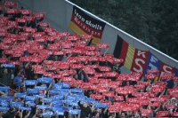 Choreo der KFC Uerdingen Fans in Essen 