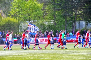 Spielszenen SF Baumberg KFC Uerdingen am 30. April 2017
