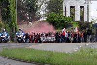 Fanmarsch des KSV Hessen Kassel vor dem Spiel gegen Kiel