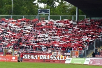 Fans des KSV Hessen Kassel gegen Holstein Kiel