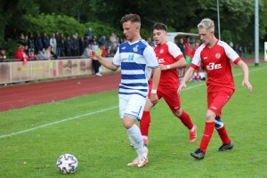 Nico Haiduk U19 Niederrheinpokalfinale MSV Duisburg vs. Rot-Weiss Essen Spielfotos 01.06.2022