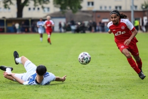 Armen Maksutoski U19 Niederrheinpokalfinale MSV Duisburg vs. Rot-Weiss Essen Spielfotos 01.06.2022
