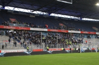 Auseinandersetzung zwischen Duisburg Fans im Heimblock 2015