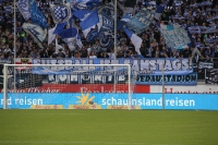 Duisburg Spruchband Fußball ist Samstag