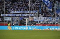 Duisburg Spruchband Fußball ist Samstag
