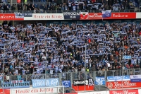 Fans des MSV Duisburg beim Heimspiel gegen Eintracht Frankfurt