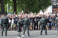 MSV Duisburg Ultras, Fans auf dem Weg zum Bochumer Stadion