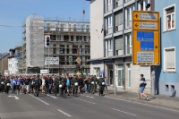 MSV Duisburg Ultras, Fans auf dem Weg zum Bochumer Stadion