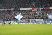 MSV Feier nach Sieg über Fortuna Düsseldorf