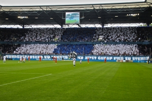 MSV Ultras Fahnenchoreo Bochum Spiel 2017