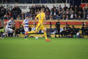 Spielszenen Duisburg gegen Braunschweig 13-10-2017