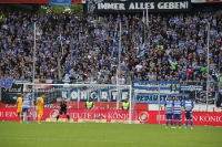 Spielszenen Duisburg gegen Braunschweig 2015