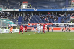 Spielszenen MSV Duisburg gegen Kaiserslautern 31-03-2018