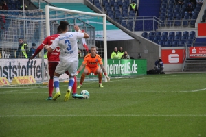 Spielszenen MSV Duisburg gegen Kaiserslautern 31-03-2018