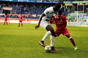 Spielszenen MSV gegen FSV Frankfurt