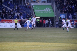 Spielszenen MSV gegen Münster Februar 2017