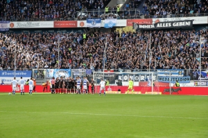 Stimmung MSV Fans gegen Union Berlin Oktober 2017