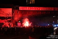 Ultras & Fans des 1. FC Köln zündeln in Bochum