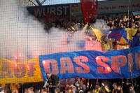 Fans von Eintracht Braunschweig zünden in Berlin