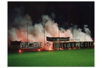 Pyrotechnik bei den Ultras des TuS Celle FC, Foto zu Verfügung gestellt vom TuS Celle FC Blog