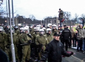 Polizeieinsatz im Mommsenstadion (2008)