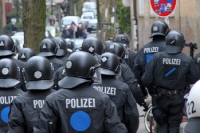 Die Hamburger Polizei hat nach dem St. Pauli-Spiel zu zun