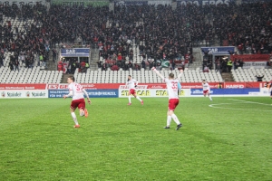 Torjubel Rot-Weiss Essen gegen Lippstadt 28-02-2020