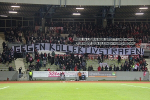 RWE Fans Spruchband gegen Hopp und DFB