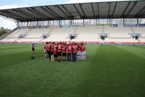 Team von RWE nach Pokalfinale gegen FC Kleve 22-08-2020