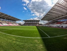 Stadion Essen mit Ultras Banner 05-09-2020