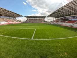 Stadion Essen mit Ultras Banner 05-09-2020