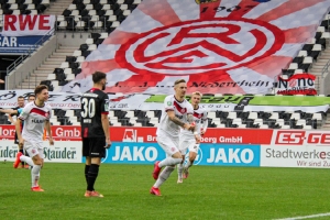 Marco Kehl-Gomez Torjubel Rot-Weiss Essen vs. Rot Weiß Oberhausen 24-10-2020