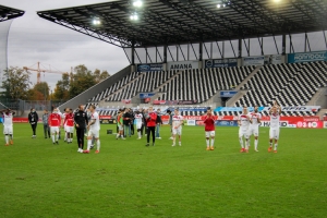 RWE Jubel über Derbysieg gegen Rot Weiß Oberhausen 24-10-2020