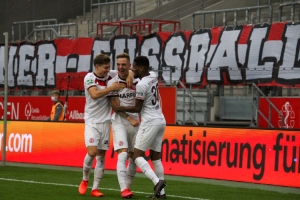 Marco Kehl-Gomez Torjubel Rot-Weiss Essen vs. Rot Weiß Oberhausen 24-10-2020