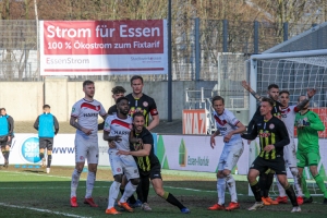 Rot-Weiss Essen vs. Fortuna Köln Spielszenen 07-03-2021