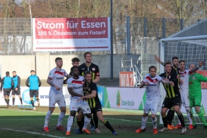 Rot-Weiss Essen vs. Fortuna Köln Spielszenen 07-03-2021