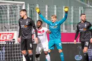 Daniel Heber Rot-Weiss Essen vs. Borussia Mönchengladbach Spielszenen 20-03-2021