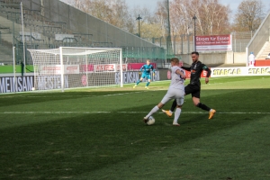 Cedric Harenbrock Rot-Weiss Essen vs. Borussia Mönchengladbach Spielszenen 20-03-2021