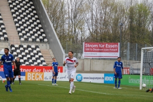 Steven Lewerenz Torjubel Rot-Weiss Essen gegen Schalke 03-04-2021