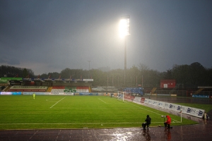 Regen RWO gegen RWE Niederrheinpokal Viertelfinale 12-05-2021 Spielszenen