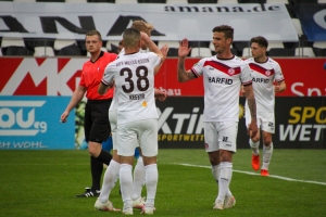 Rot-Weiss Essen vs. Sportfreunde Lotte 27-05-2021 Spielszenen