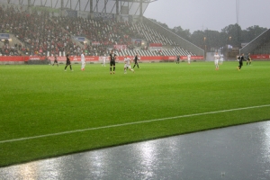 Regen Test Rot-Weiss Essen vs. 1. FC Bocholt, Abschiedsspiel Grund und Platzek 14-07-2021