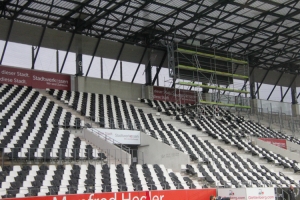 Neue Anzeigentafel Stadion Essen 14-07-2021