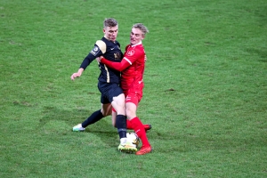 Max Dombrowka & Cedric Harenbrock Rot-Weiss Essen vs. SV Meppen Testspiel Spielfotos 08-01-2022