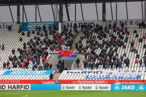 Rot-Weiss Essen Fans gegen Wuppertaler SV Spielfotos 23-01-2022