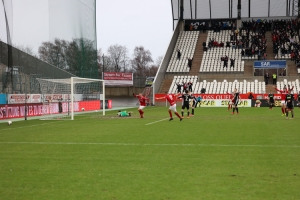 Felix Bastians Tor RWE vs. Düsseldorf 06-02-2022