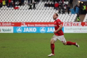 Felix Herzenbruch Torjubel Rot-Weiss Essen vs. Fortuna Düsseldorf 06-02-2022